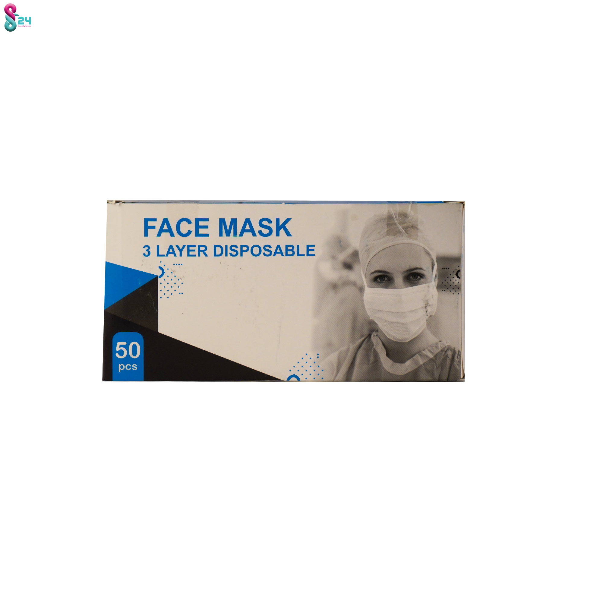 ماسک سه لایه پزشکی در رنگ بندی مختلف