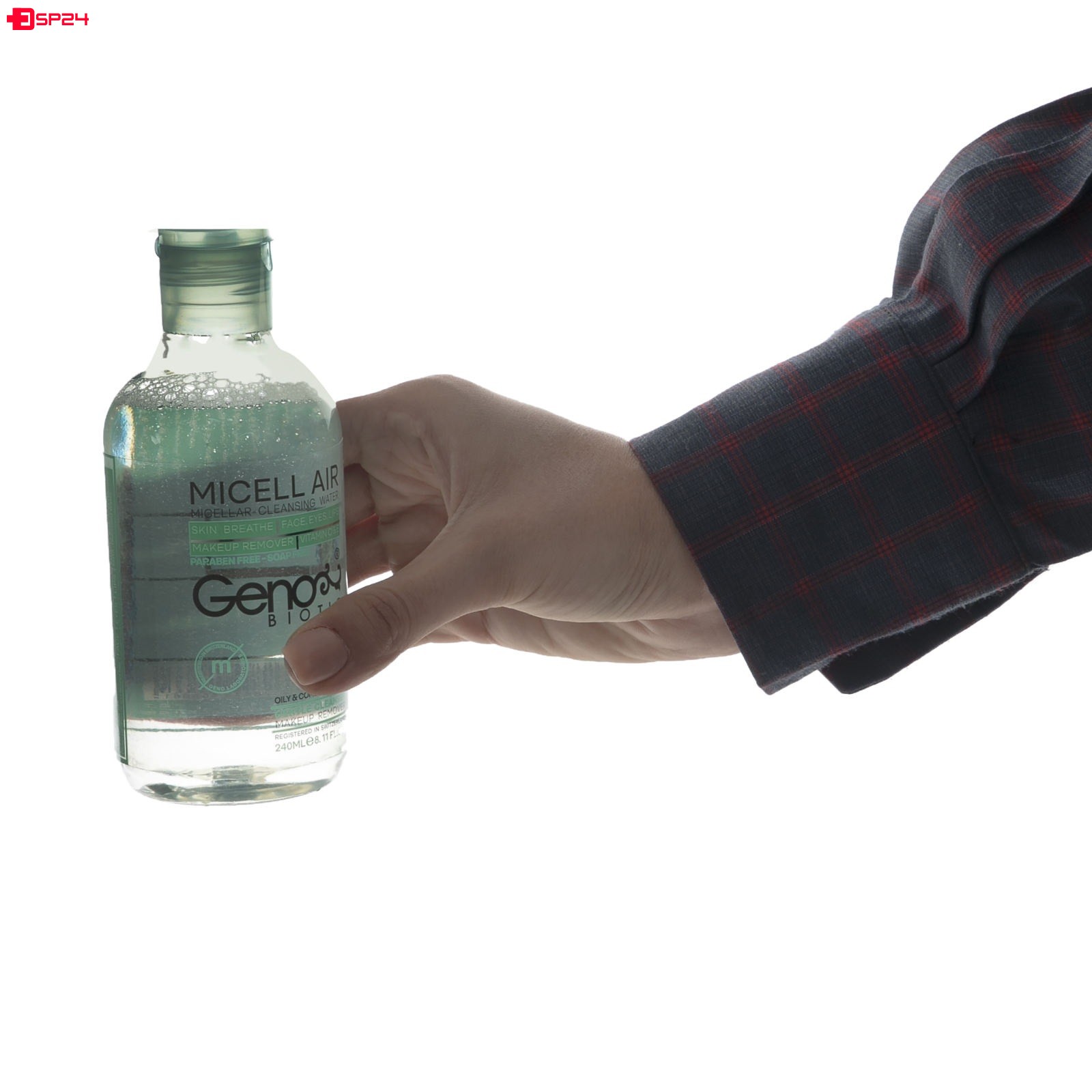 محلول پاک کننده آرایش صورت ژنوبایوتیک مدل SD05 240 میلی لیتر