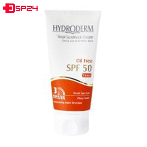 ضد آفتاب رنگی فاقد چربی هیدرودرم SPF50 مناسب پوست های چرب و آکنه دار ۵۰ میلی لیتر