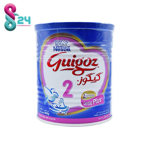 شیر خشک گیگوز ۲ نستله مناسب شیرخوران از ۶ تا ۱۲ ماه ۴۰۰ گرم