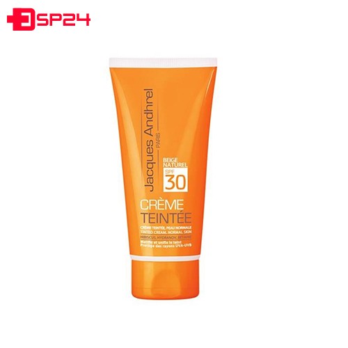 کرم ضد آفتاب SPF30 ژاک آندرل پاریس مناﺳﺐ پوست خشک و معمولی رنگ بژ طبیعی 50 میلی لیتر