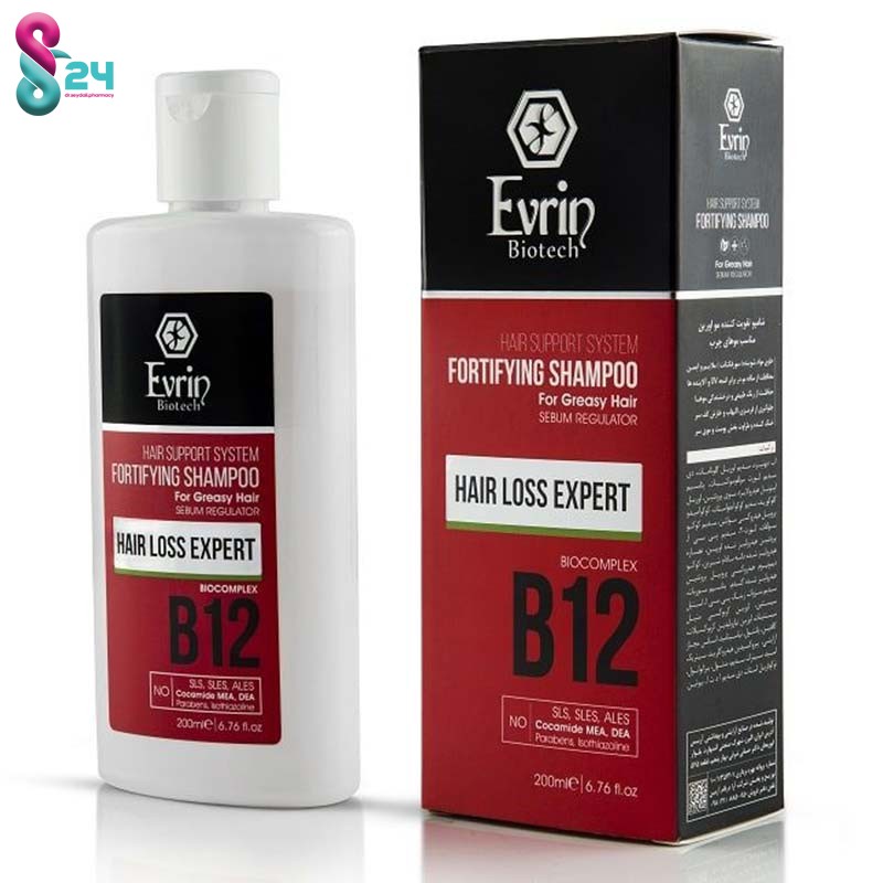 شامپو تقویت کننده موهای چرب اورین بیوتک 200 میلی لیتر