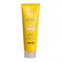 کرم ضد آفتاب SPF60+ بدون رنگ سینره مناسب پوست های معمولی تا خشک 50 میلی لیتر