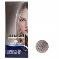 کیت رنگ مو لی لی نایت شماره 9.77  رنگ نسکافه ای روشن 120 میلی لیتر