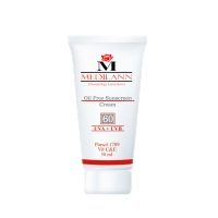 کرم ضد آفتاب رنگی SPF60 مدیلن مناسب پوست های چرب و آکنه ای ۵۰ میلی لیتر