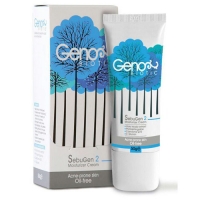 کرم رطوبت رسان ژنو بایوتیک مناسب پوست های حساس و آکنه ای ۵۰ گرم