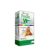 قطره مولتی ویتامین و آهن پدیا ویت تولید دارو ۱۵ میلی لیتر