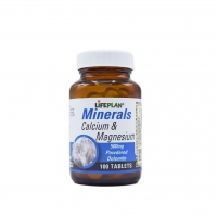 قرص مینرال کلسیم و منیزیم لایف پلن 100 عدد