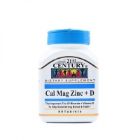 قرص کلسیم منیزیم زینک و ویتامین دی 21 سنتری 90 عدد