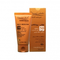 کرم ضد آفتاب مولتی پروتکشن دکتر ژیلا SPF50 فاقد چربی ۵۰ میلی لیتر