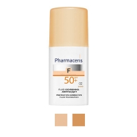 کرم پودر مایع فارماسریز F همراه با ضد آفتاب SPF50 شماره 2