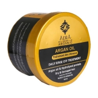 ماسک مو با آبکشی آدرا آرگانیک حاوی روغن آرگان 400 میلی لیتر ( ADRA Argan Oil & Hydrolyzed Protein (Dry & Damaged Hair) )